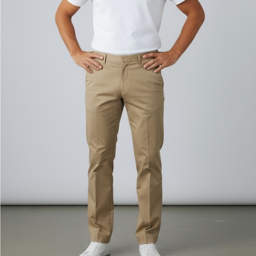 Bonobos Wednesday Straight Leg Khaki Pants Size 34 X 30 Men’s Golf Casual Chinos